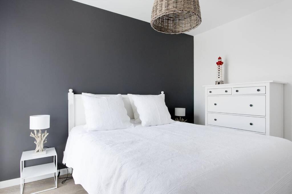 Appartement 4 étoiles vue mer et bord de plage Chez Odette Saint-Malo Esterno foto